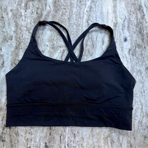 Lululemon Black Sports Bra with Crossback Straps